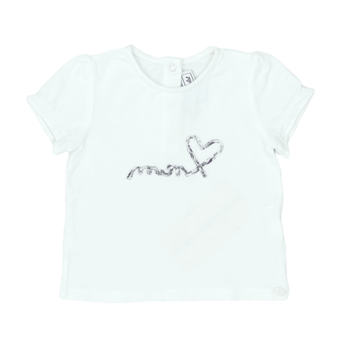 TARTINE & CHOCOLAT - T-SHIRT - BLANC - 12 MOIS