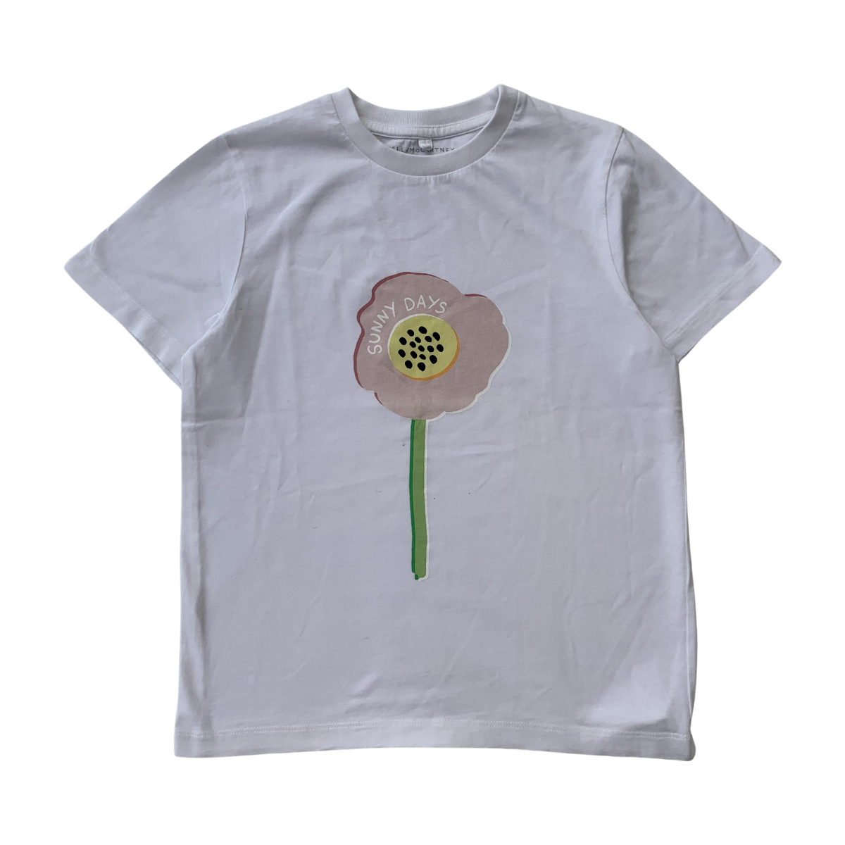 STELLA MCCARTNEY - T-SHIRT - BLANC - 8 ANS