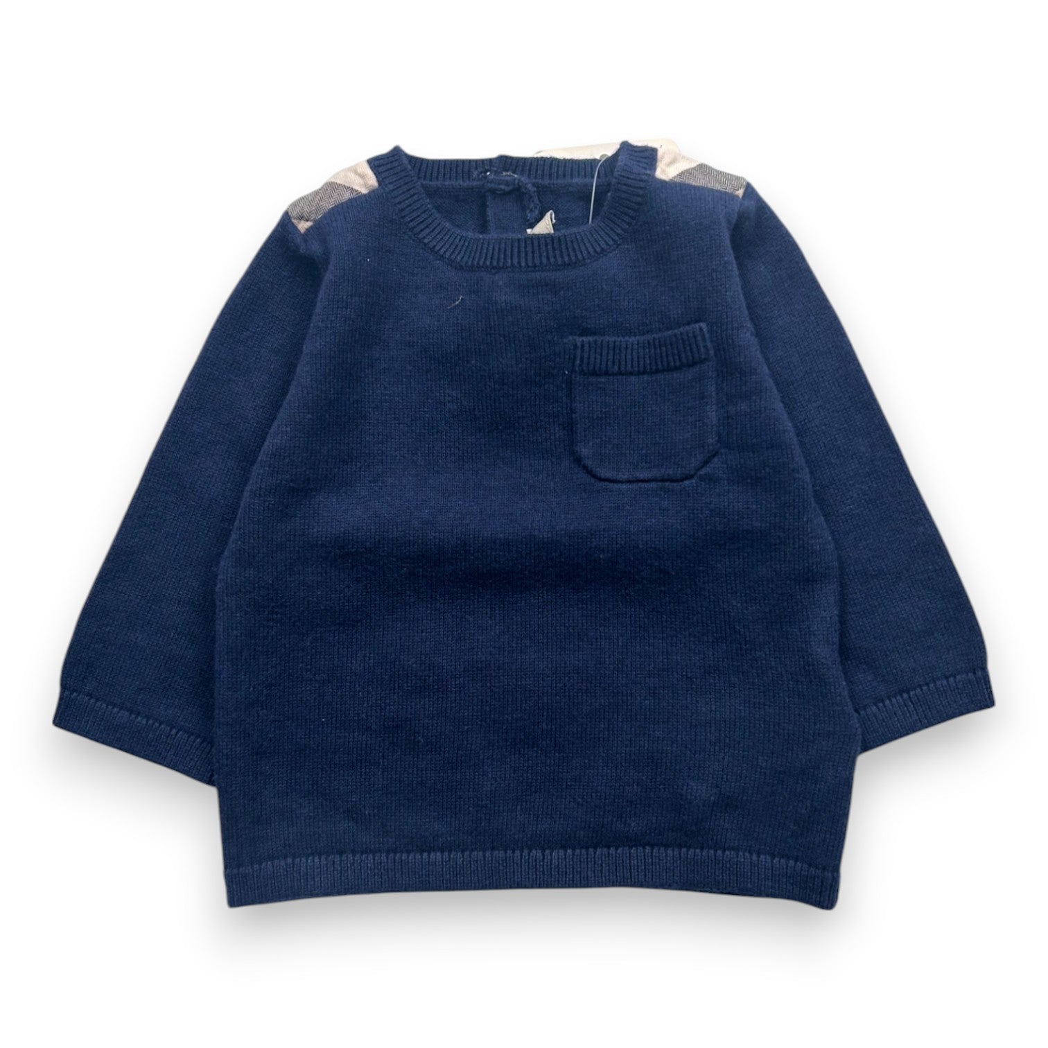 BURBERRY - PULLOVER - BLAU - 3 MONATE