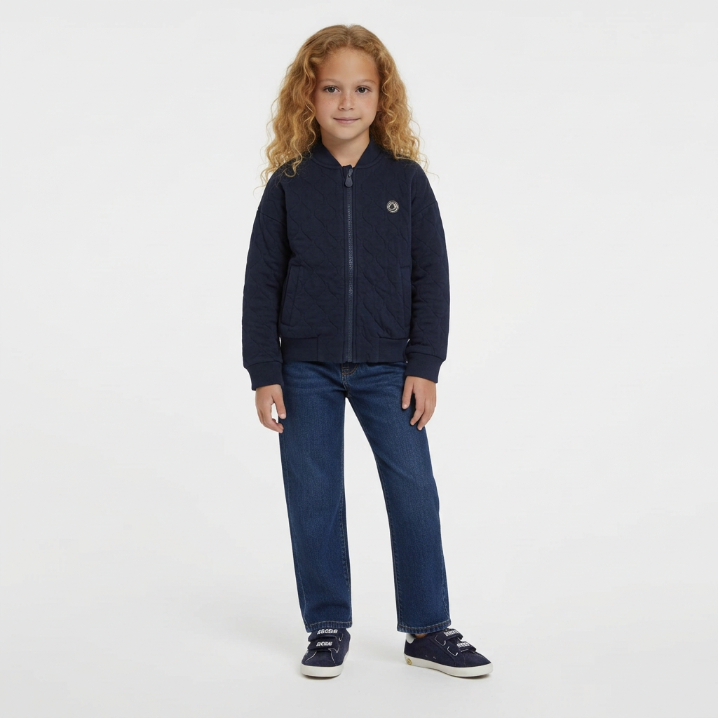 PETIT BATEAU - CARDIGAN - BLEU - 5 ANS