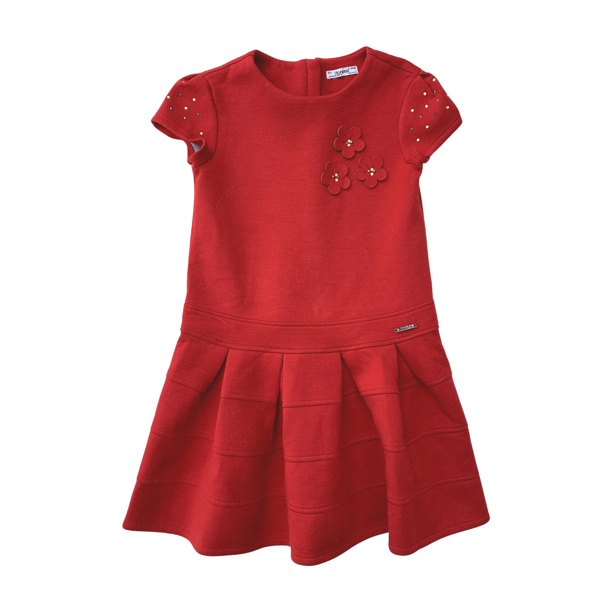 MAYORAL - ROBE - ROUGE - 9 ANS