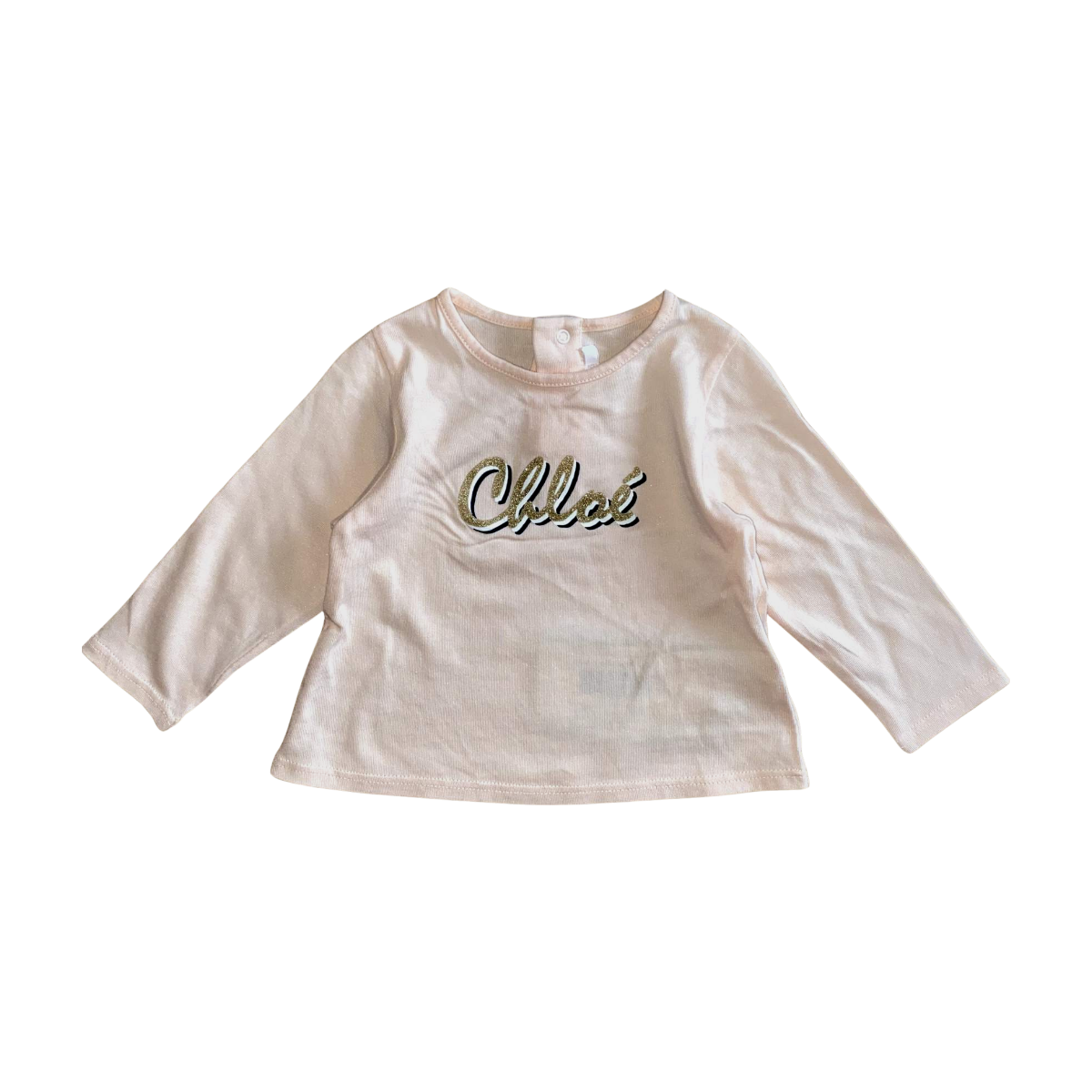 CHLOÉ - T-SHIRT - ROSE - 6 MOIS