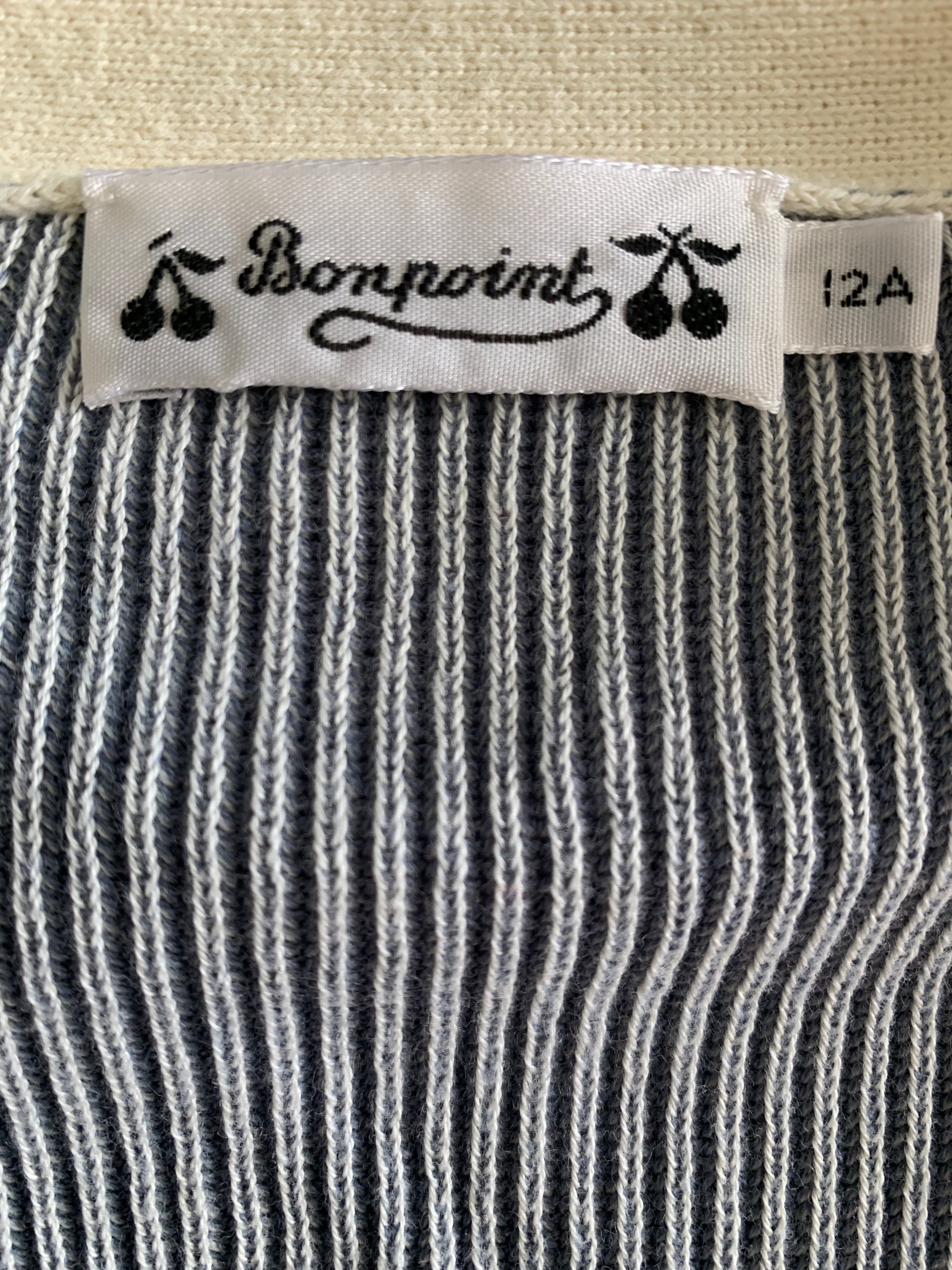 BONPOINT - CARDIGAN - BLEU - 12 ANS