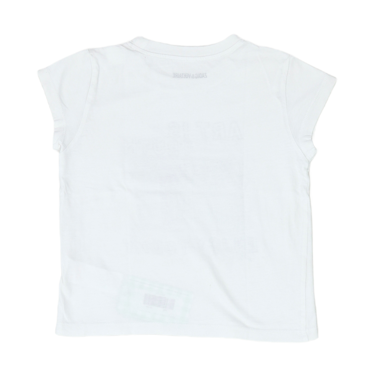 ZADIG & VOLTAIRE - T-SHIRT - BLANC - 8 ANS