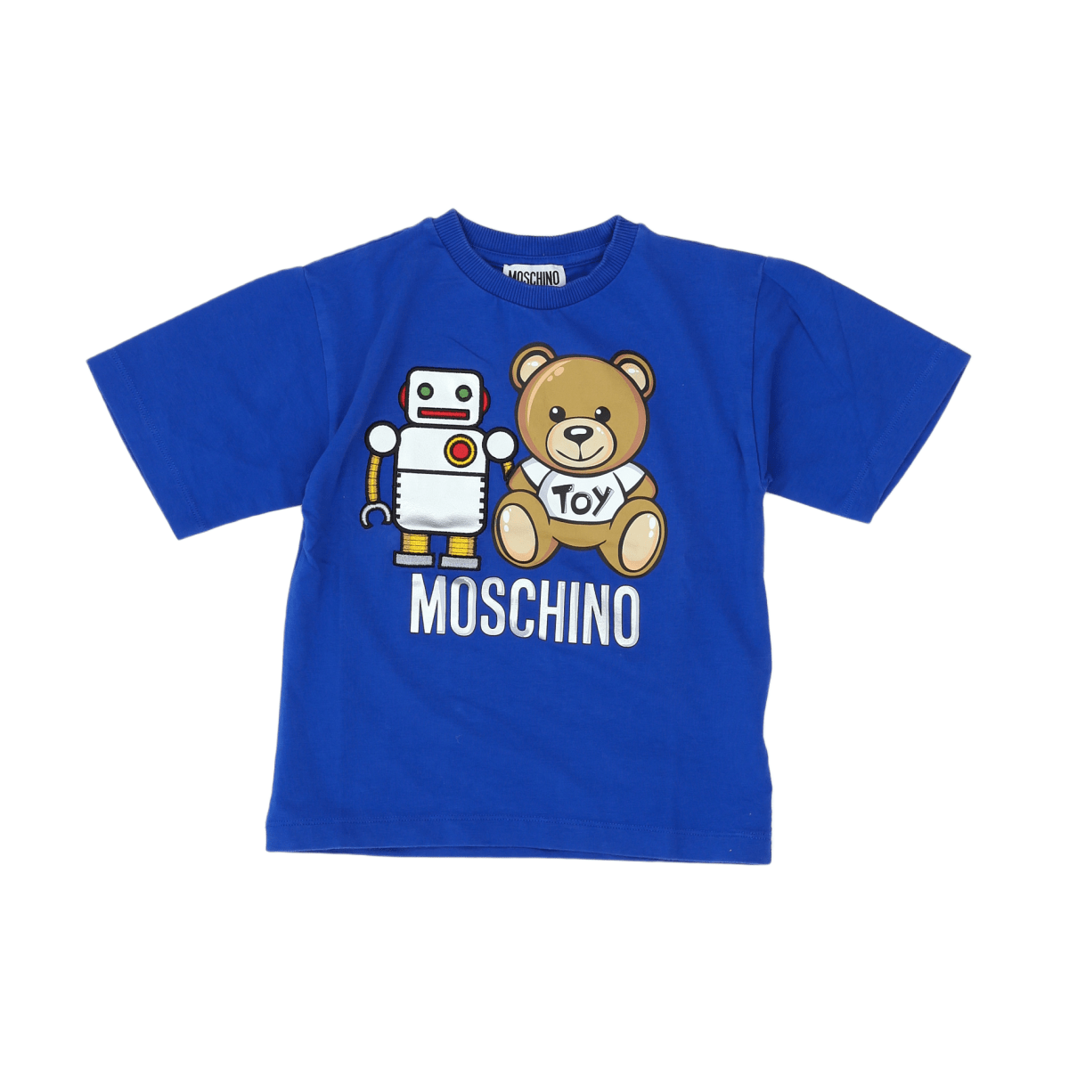 MOSCHINO - T-SHIRT - BLUE - 4 YEARS