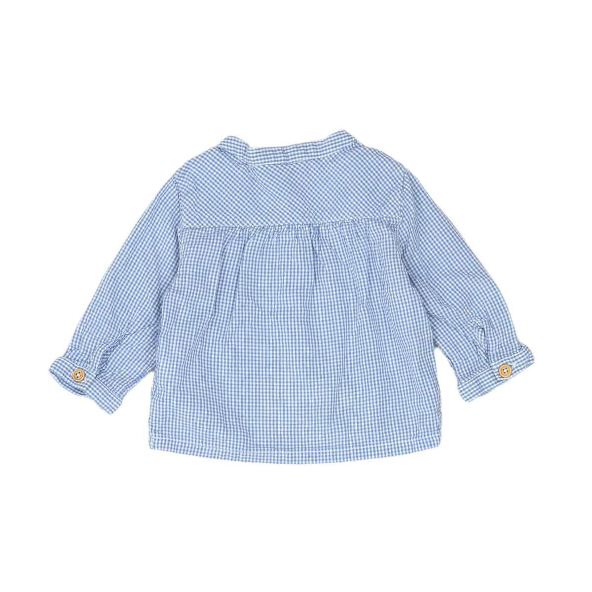 CYRILLUS - CHEMISE - BLANC, BLEU - 6 MOIS