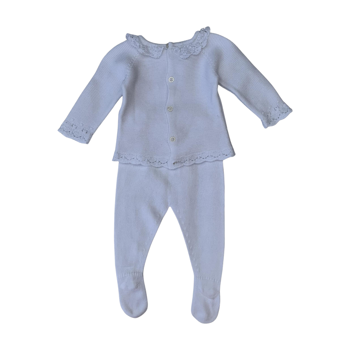 PAZ RODRIGUEZ - ENSEMBLE - BLANC - 1 MOIS
