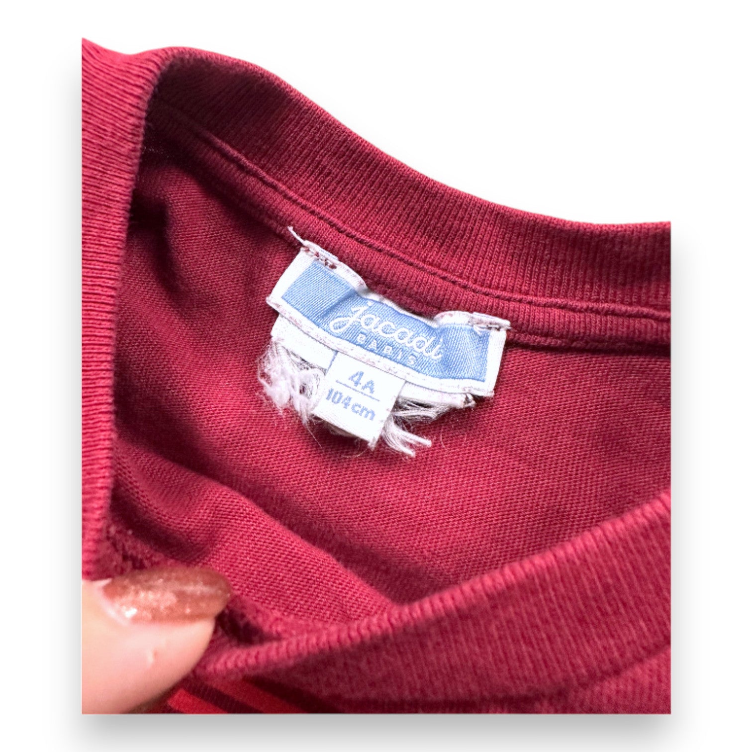 JACADI - T-SHIRT - RED - 4 YEARS