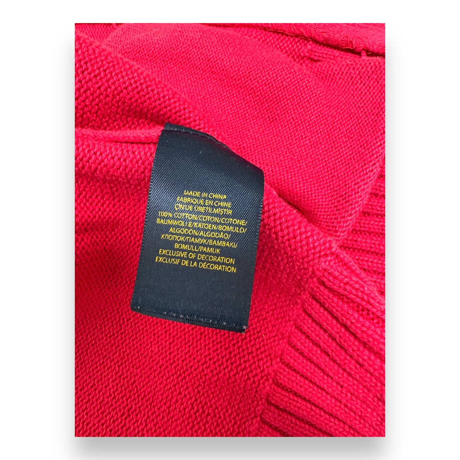 RALPH LAUREN - SWEATER - PINK - 5 YEARS