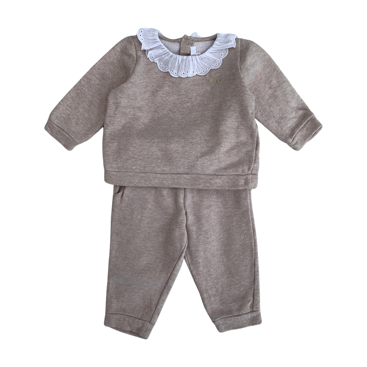 CHLOÉ - ENSEMBLE - BEIGE - 12 MOIS