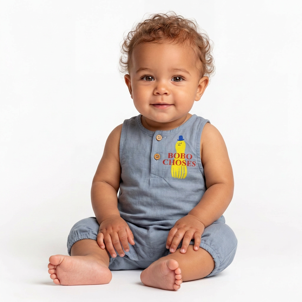 BOBO CHOSES - Combinaison bleue - 3 mois