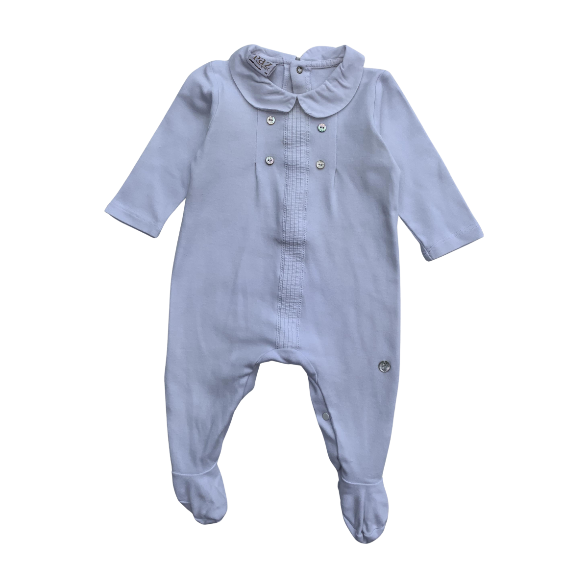 PAZ RODRIGUEZ - PYJAMA - BLANC - 6 MOIS