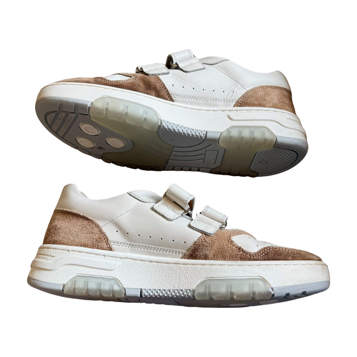 BRUNELLO CUCINELLI - BASKETS - BEIGE, MARRON -  35