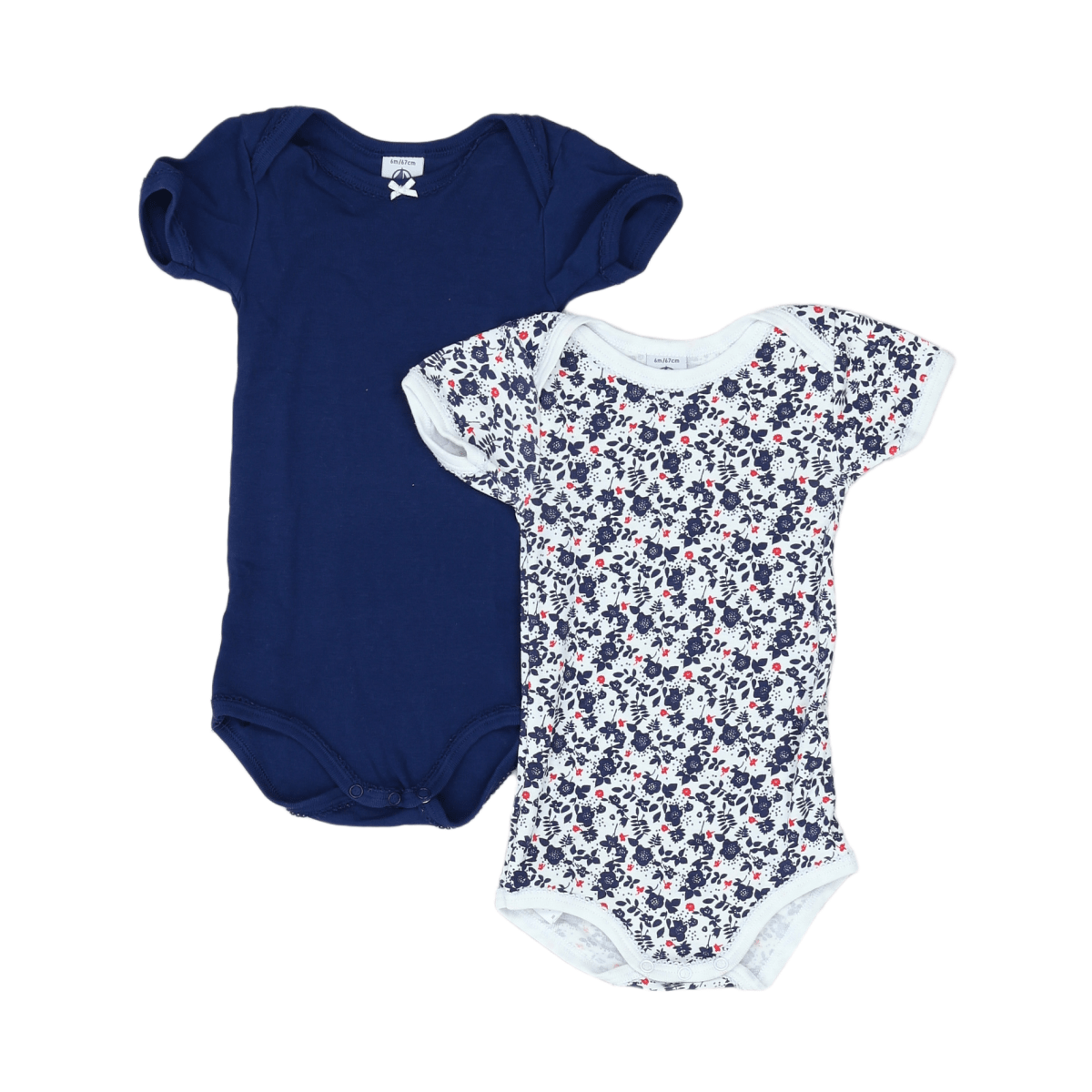 KLEINES BOOT - SET - BLAU, WEISS - 6 MONATE