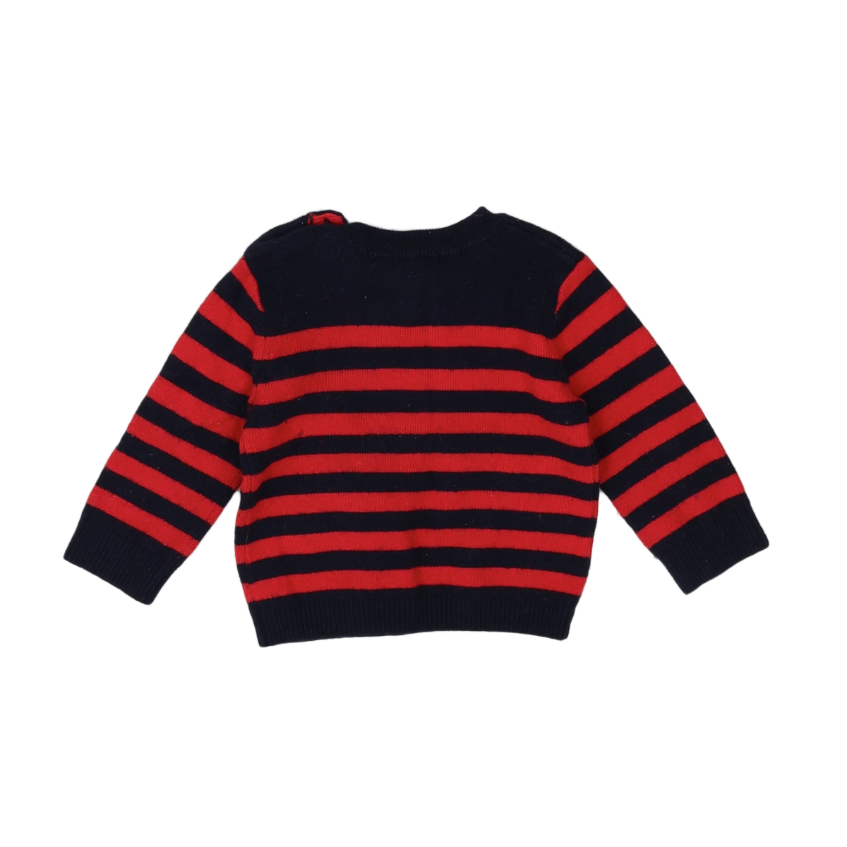 JACADI - PULL - ROUGE, NOIR - 6 MOIS