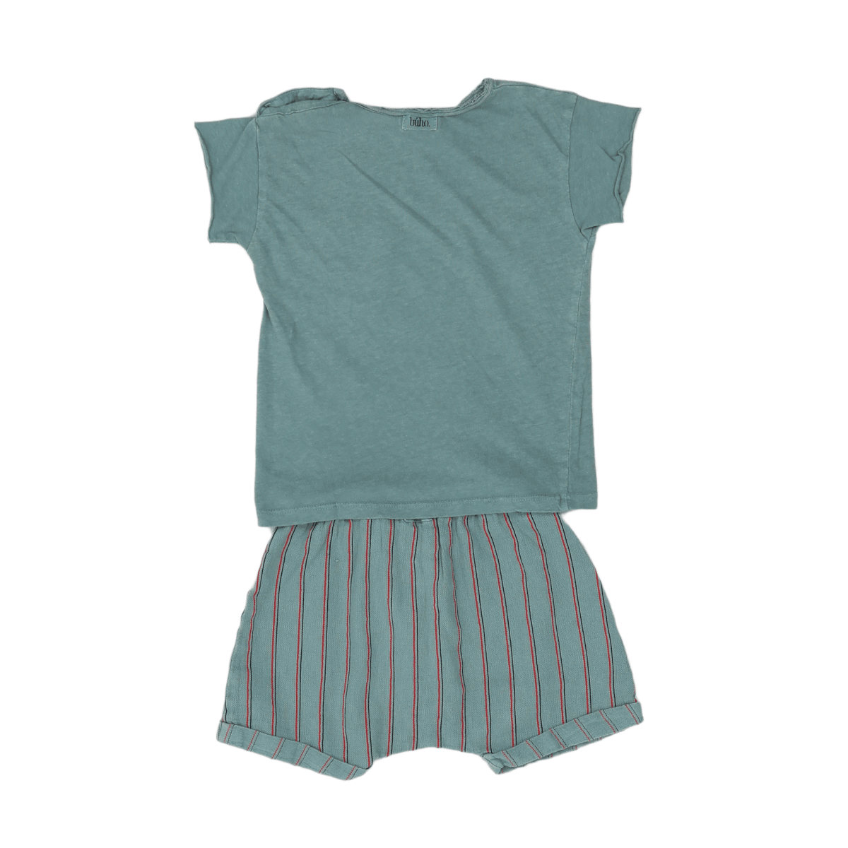 BÚHO - SET - GREEN, RED - 18 MONTHS