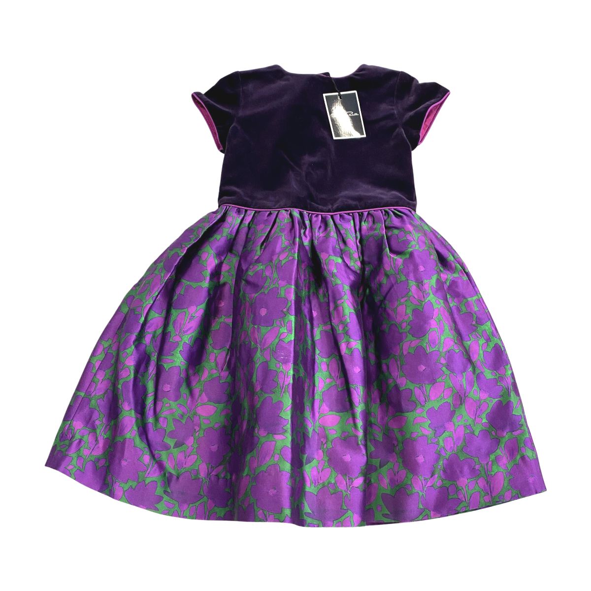 OSCAR DE LA RENTA - ROBE - VIOLET, VERT - 5 ANS