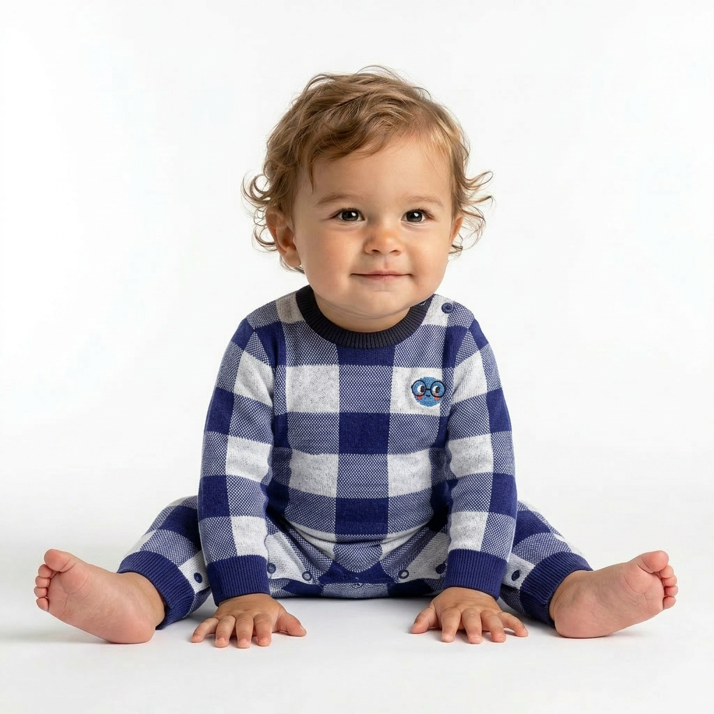 THE BONNIE BOB - COMBINAISON - BLEU - 6 MOIS