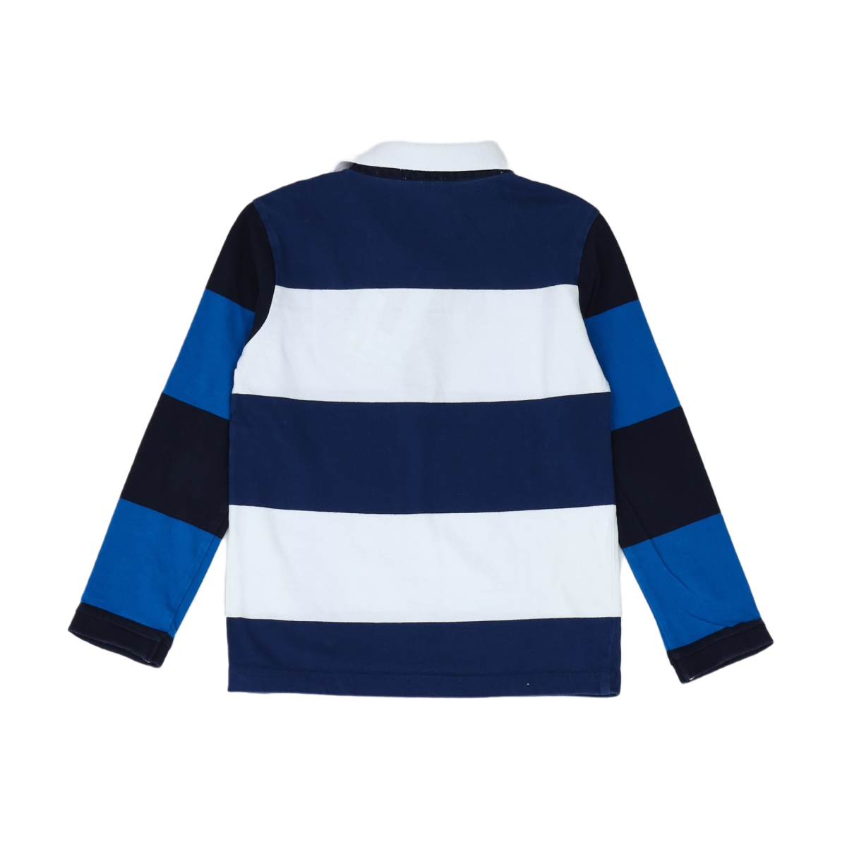 JACADI - POLO - BLEU, BLANC - 6 ANS