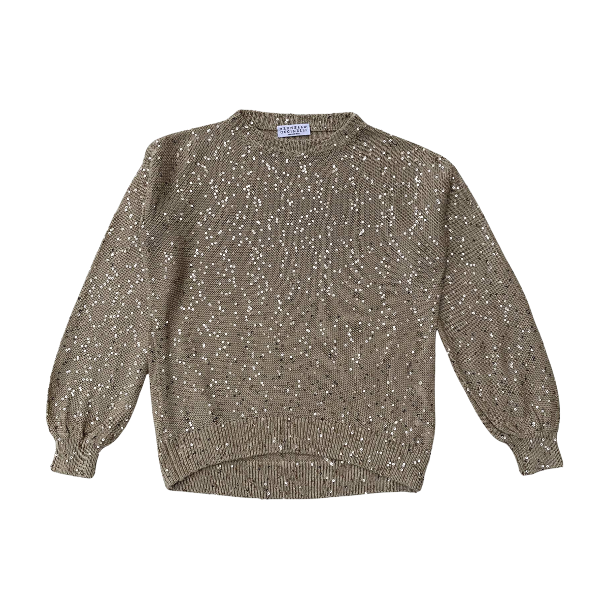 BRUNELLO CUCINELLI - PULL - BEIGE - 8 ANS