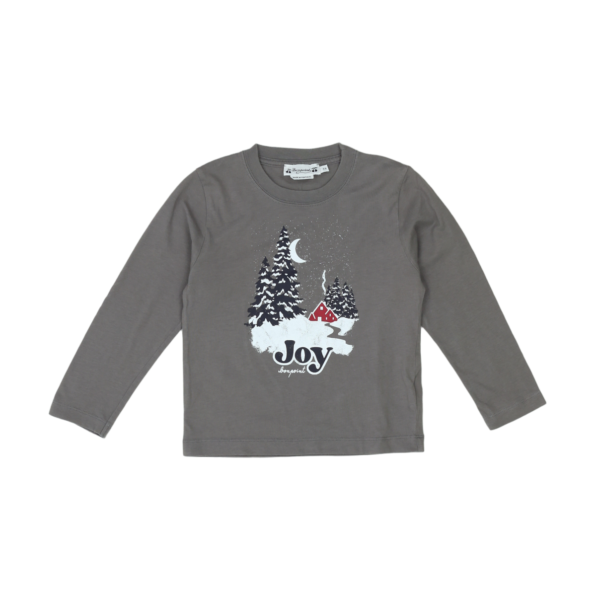 BONPOINT - T-SHIRT - GRIS - 4 ANS