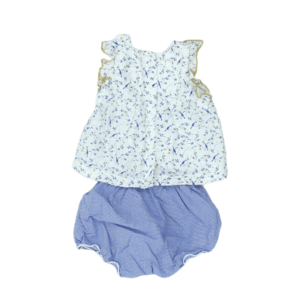 PETIT BATEAU - ENSEMBLE - BLEU, BLANC - 3 MOIS