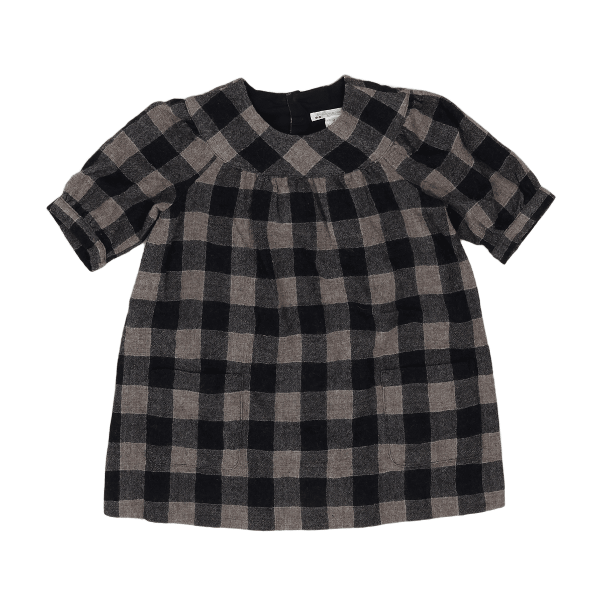 BONPOINT - ROBE - NOIR, GRIS - 4 ANS