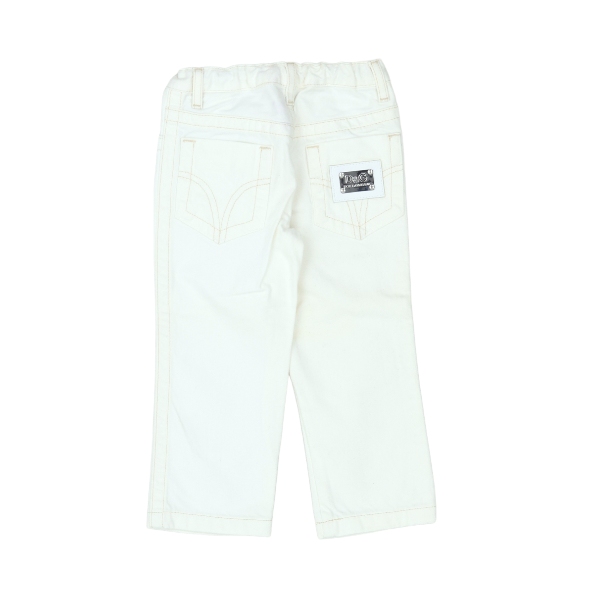DOLCE & GABBANA - PANTALON - BLANC - 24 MOIS