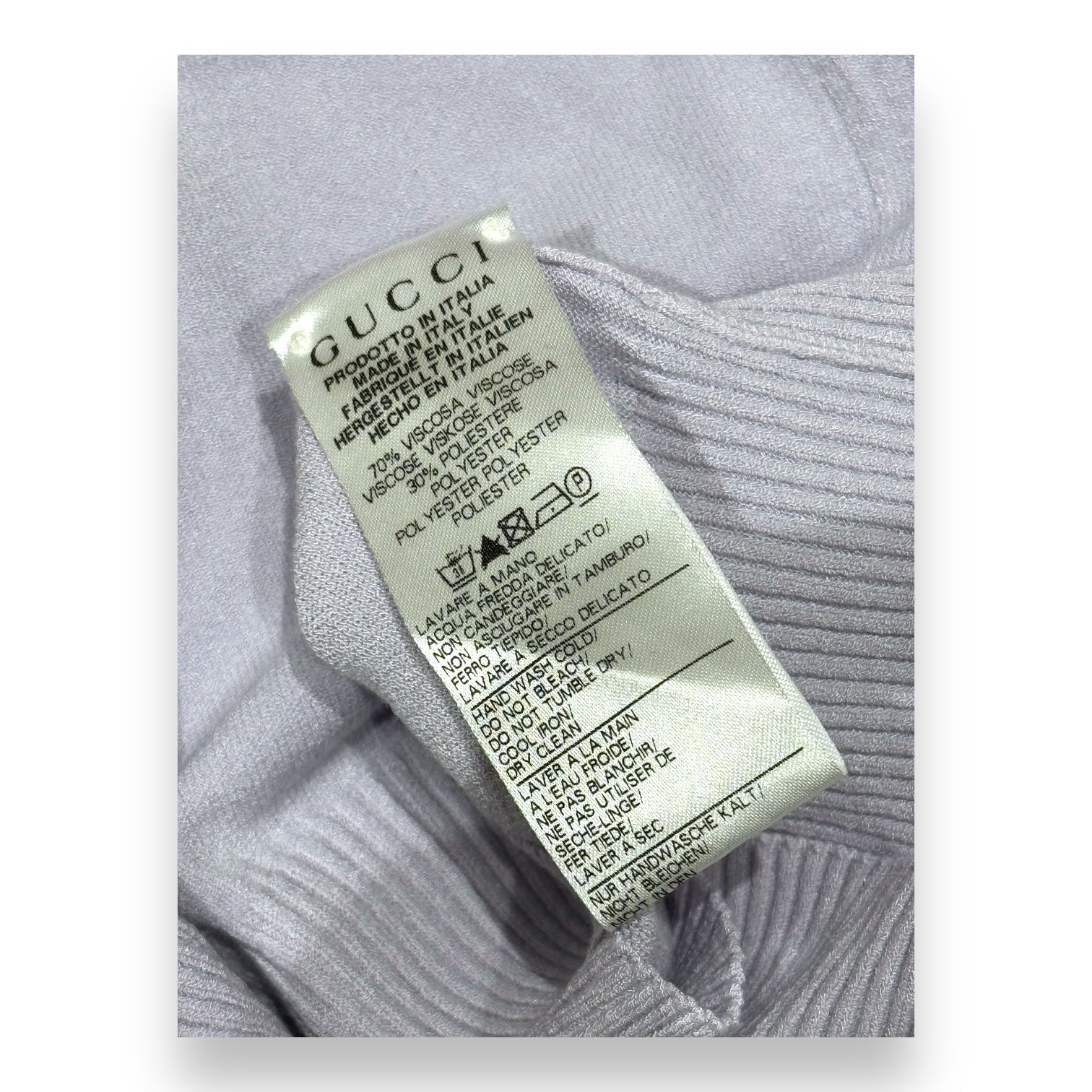 GUCCI – LILA STRICKJACKE – 8 JAHRE