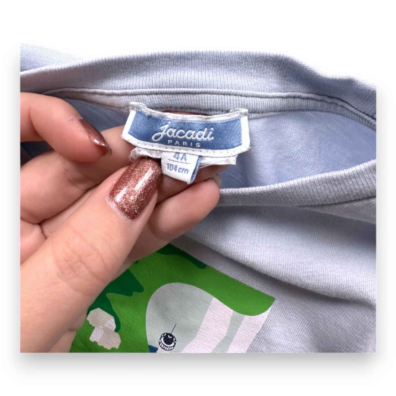 JACADI - T-SHIRT - BLUE - 4 YEARS