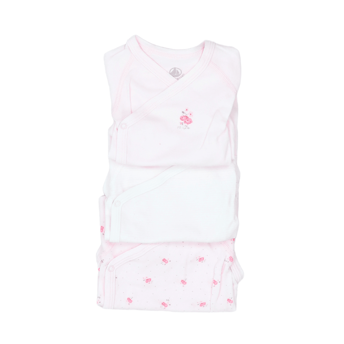 KLEINES BOOT - SET - ROSA, WEISS - 1 MONAT