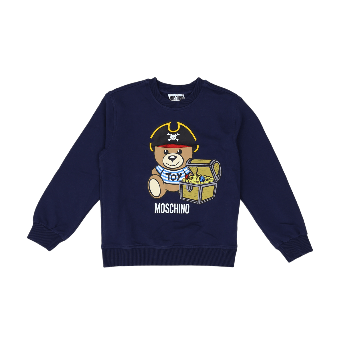 MOSCHINO - SWEATSHIRT - BLUE - 6 YEARS