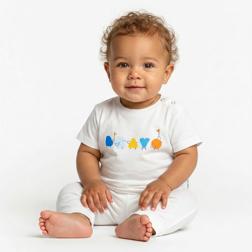 JACADI - T-SHIRT - BLANC - 12 MOIS
