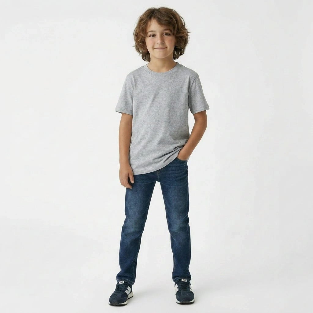 BELLEROSE - T-SHIRT - GRIS - 8 ANS