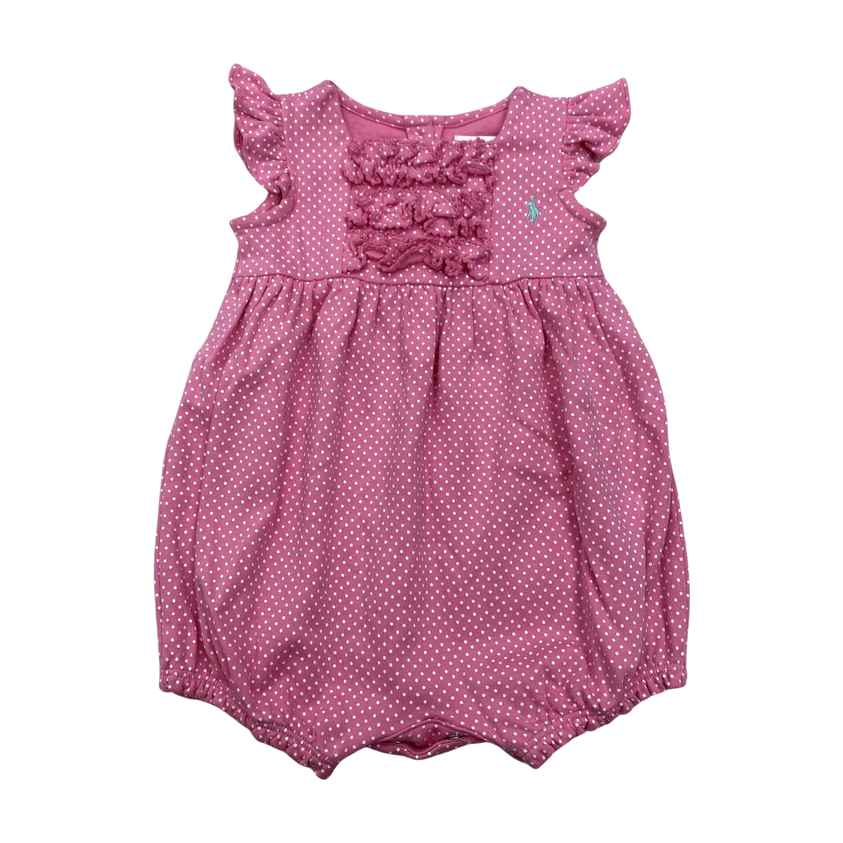 RALPH LAUREN - BARBOTEUSE - ROSE, BLANC - 6 MOIS
