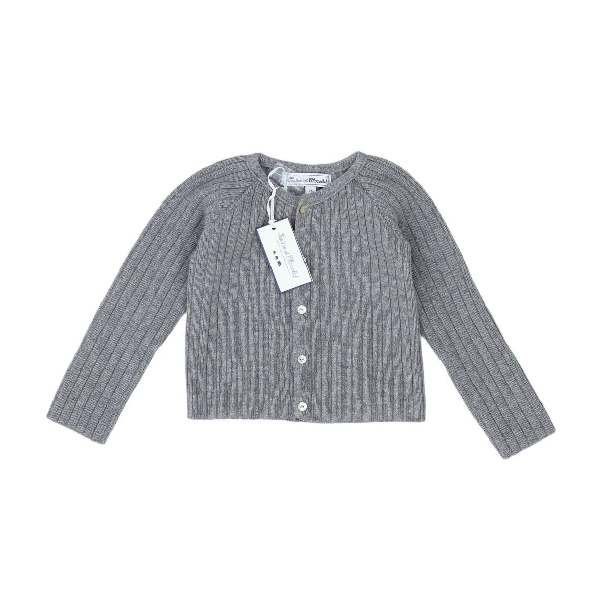TARTINE & CHOCOLAT - CARDIGAN - GRIS - 24 MOIS