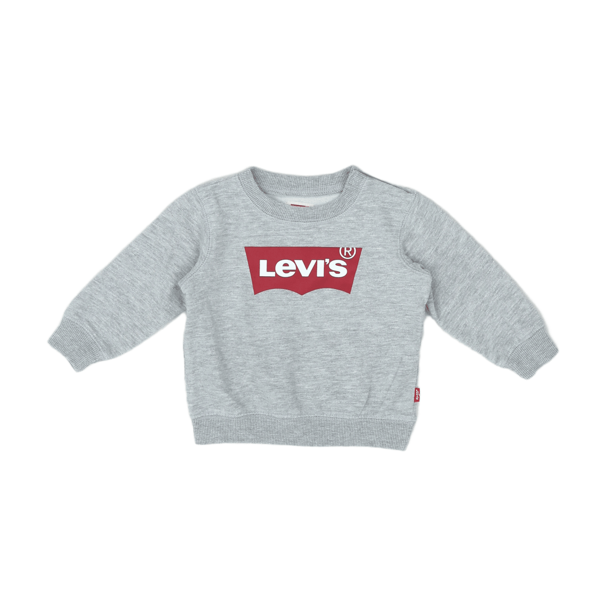 LEVI'S - SWEATSHIRT - GRAU, ROT - 12 MONATE