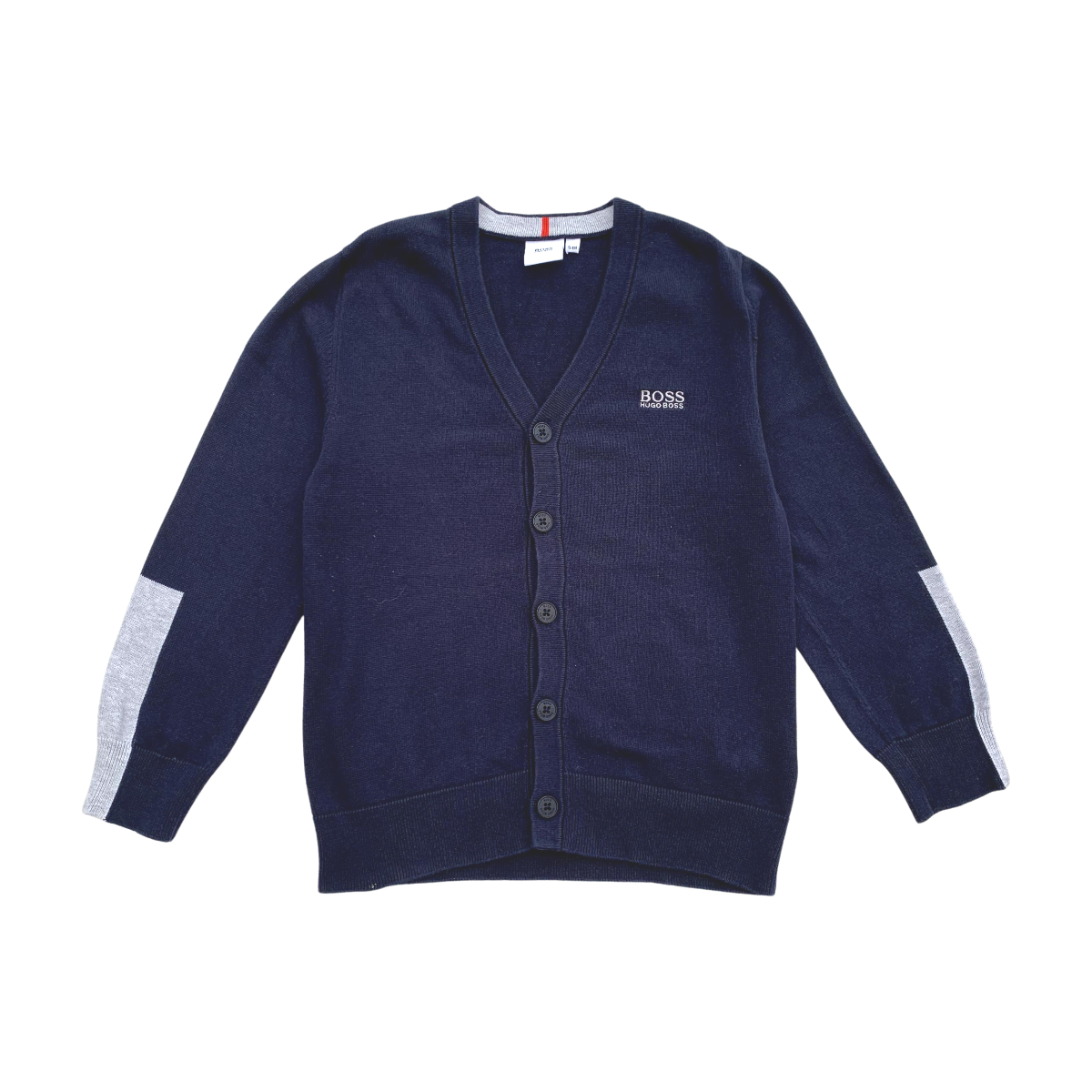 HUGO BOSS - CARDIGAN - BLEU - 6 ANS