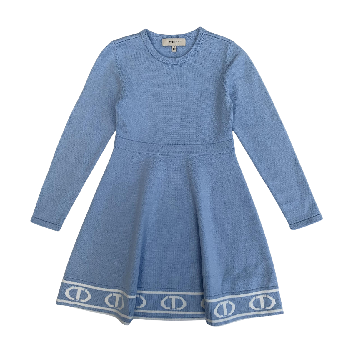 TWINSET - ROBE - BLEU - 8 ANS