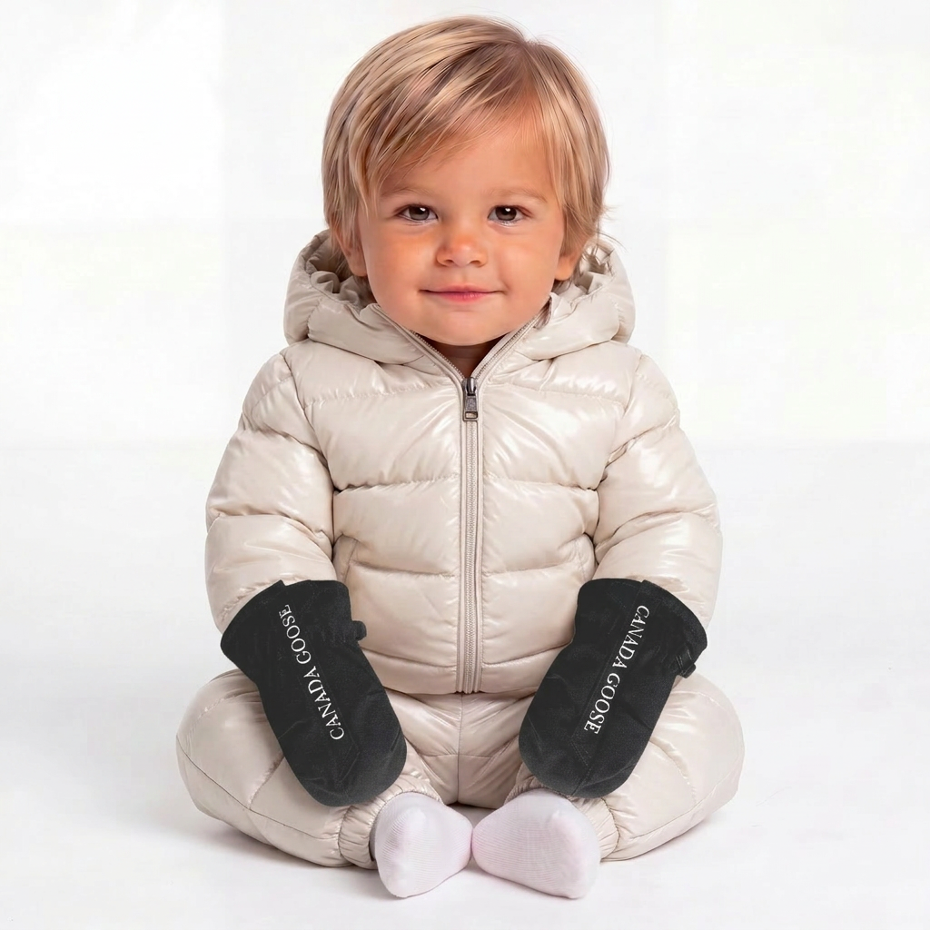 CANADA GOOSE - MOUFLES - NOIR - 6 MOIS