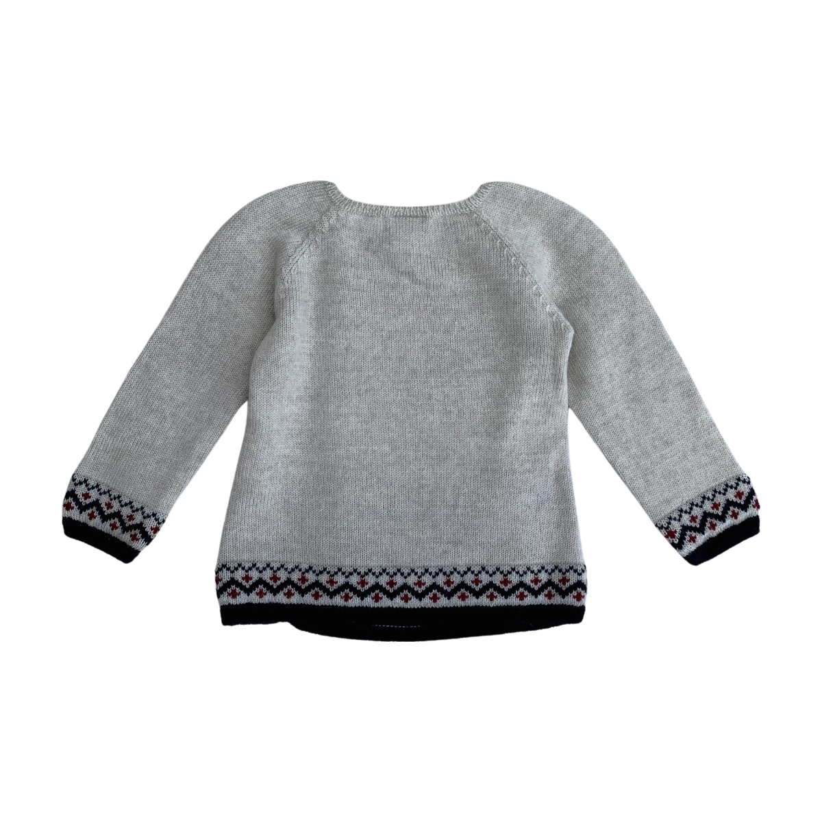 PAZ RODRIGUEZ - ROBE - GRIS, BLEU - 12 MOIS