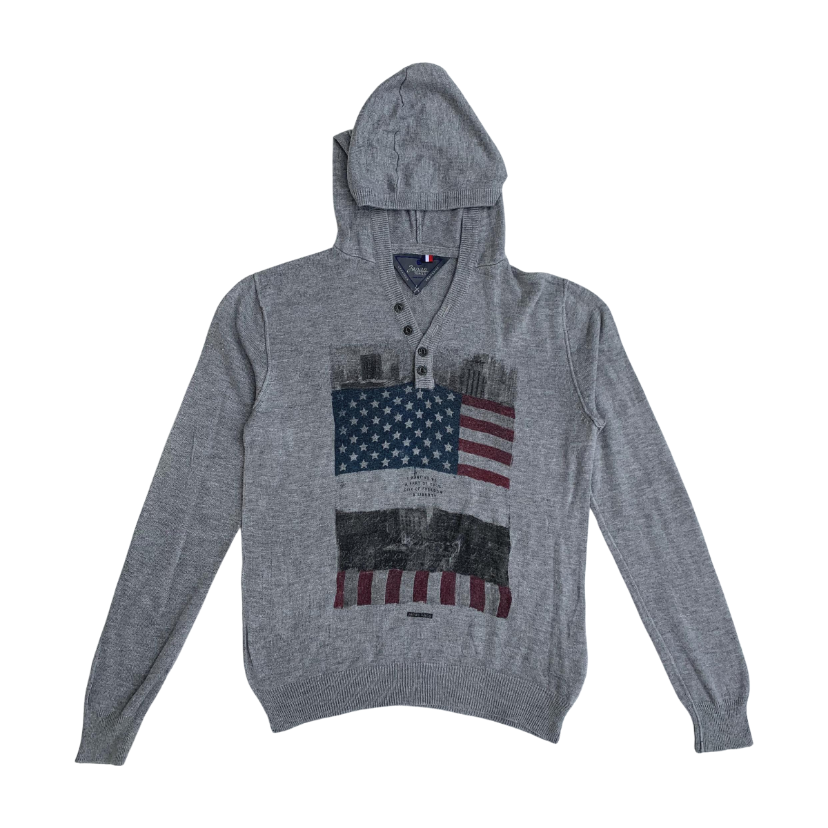 JAPAN RAGS - PULL - GRIS - 10 ANS