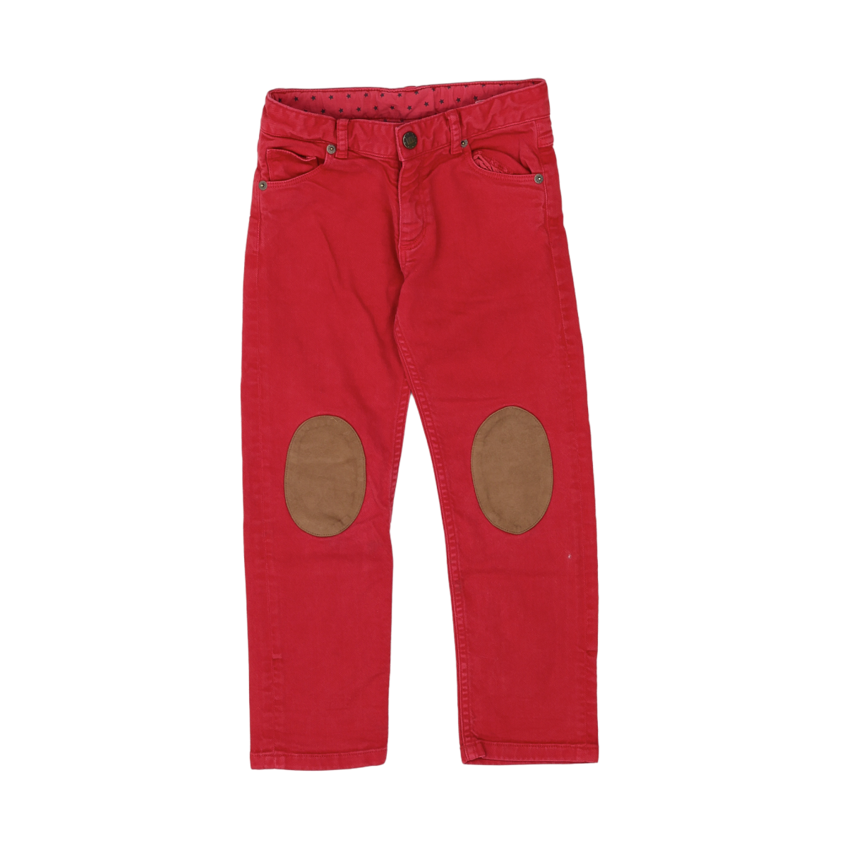 BONTON - PANTALON - ROUGE - 6 ANS