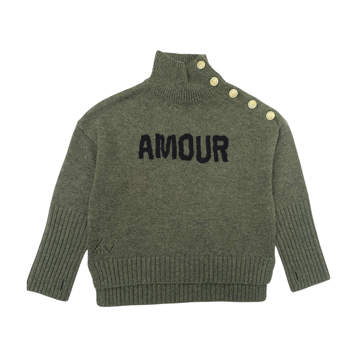 ZADIG & VOLTAIRE - PULL - VERT - 8 ANS