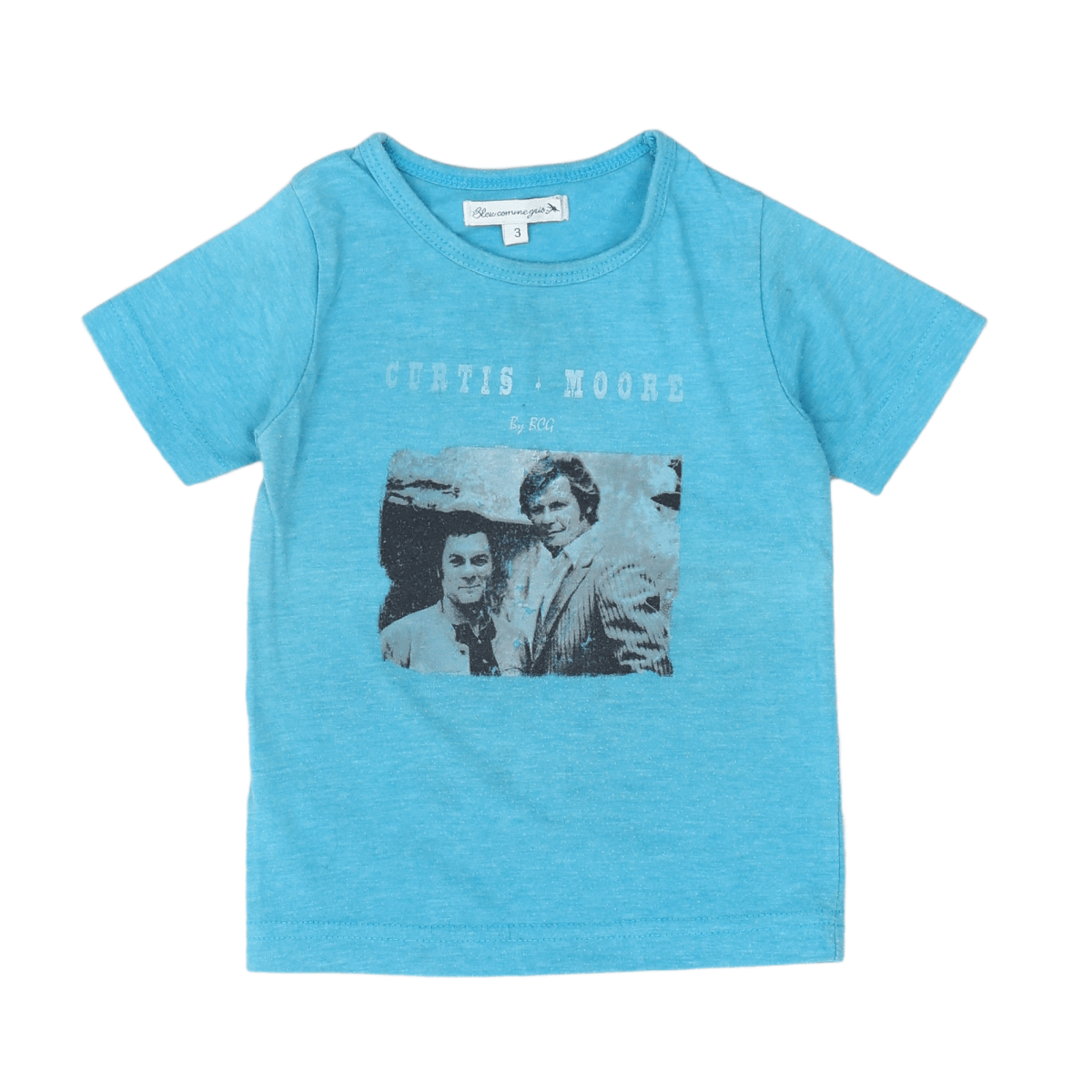 BLEU COMME GRIS - T-SHIRT - BLEU - 3 ANS