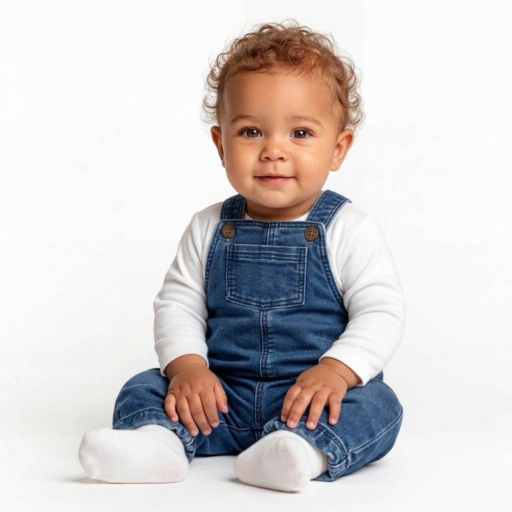 PETIT BATEAU - SALOPETTE - BLEU - 6 MOIS