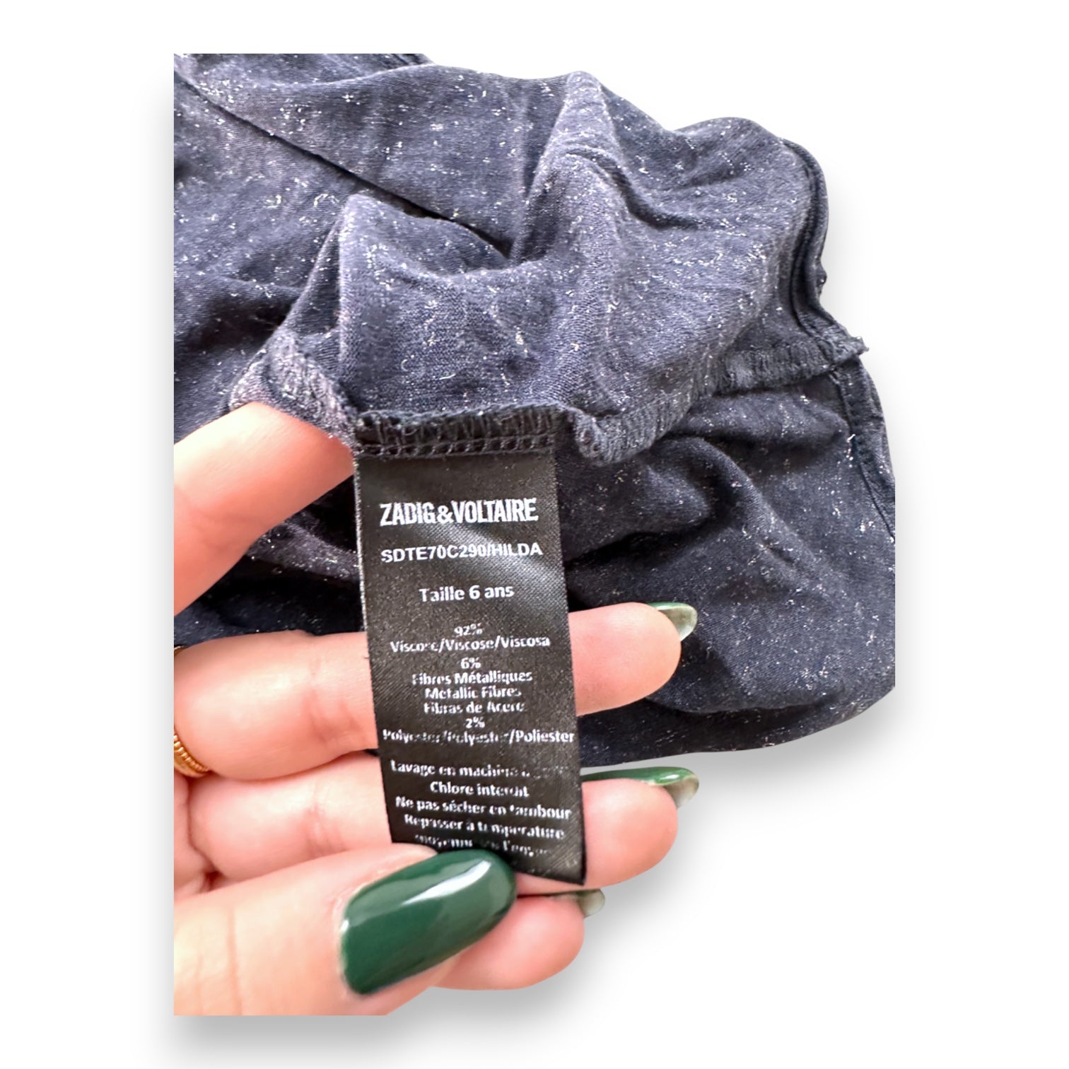 ZADIG &amp; VOLTAIRE - TANK TOP - GRAU - 6 JAHRE