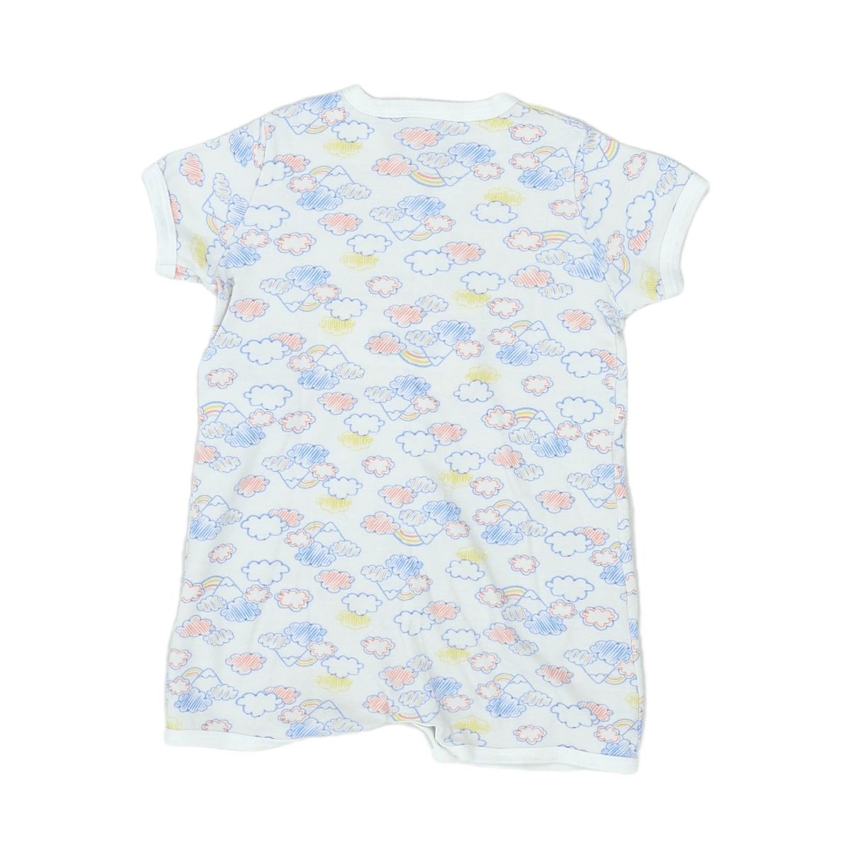 PETIT BOAT - OVERALL - WHITE - 12 MONTHS