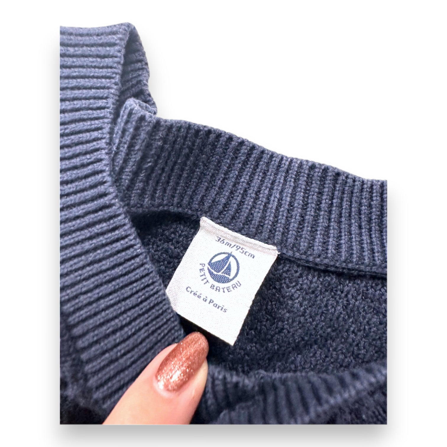 LITTLE BOAT - CARDIGAN - BLUE - 3 YEARS