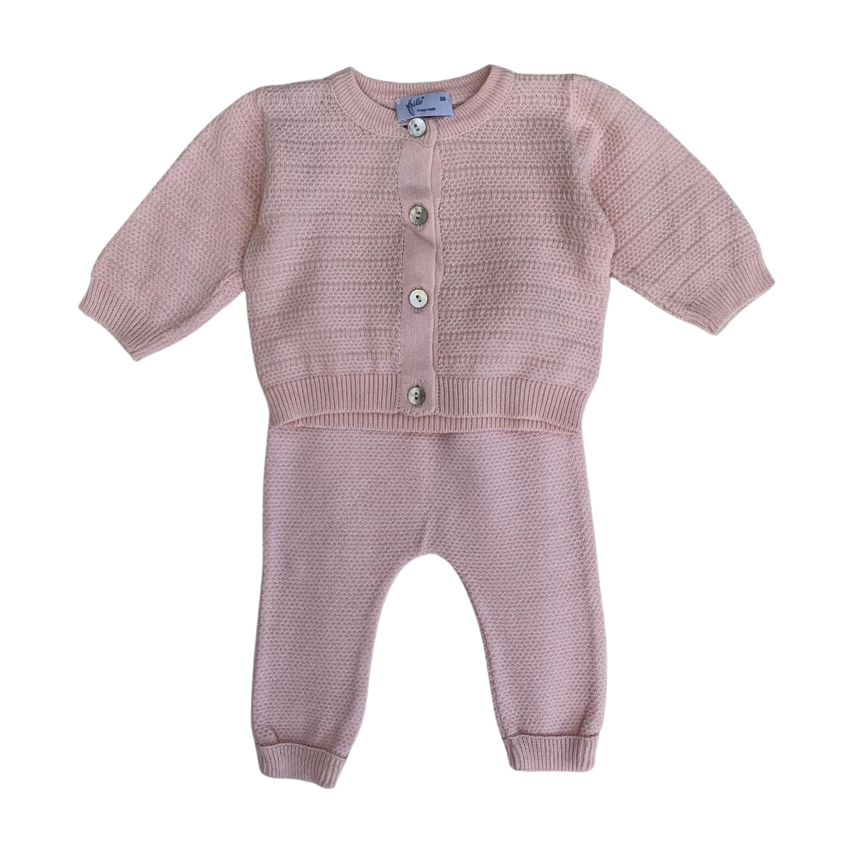 FRILO SWISS MADE - ENSEMBLE - ROSE - 1 MOIS